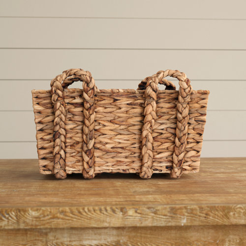 Dovecove Wicker/Rattan Basket & Reviews Wayfair